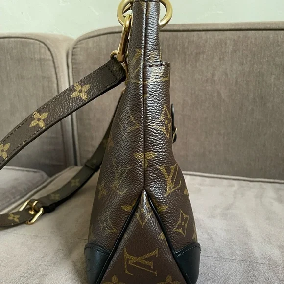 Authentic Louis Vuitton Odeon PM Monogram Noir with Short Monogram Strap - Picture 6 of 16